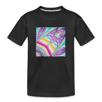 LMNArt - Kinder Premium Bio T-Shirt - Schwarz - Vorne