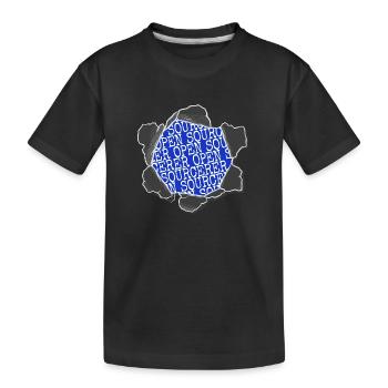 Médecin actuel spécialiste en informatique de santé - T-shirt bio Premium Enfant - noir - Devant
