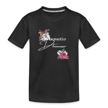 Demoiselle d'honneur - T-shirt bio Premium Enfant - noir - Devant