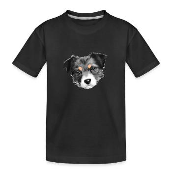 Chiens Berger Chien Propriétaire Chien Chien Propriétaire Chien Propriétaire - T-shirt bio Premium Enfant - noir - Devant