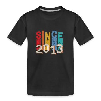 Since 2013 retro - T-shirt bio Premium Enfant - noir - Devant