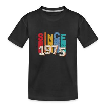 Since 1975 retro - T-shirt bio Premium Enfant - noir - Devant
