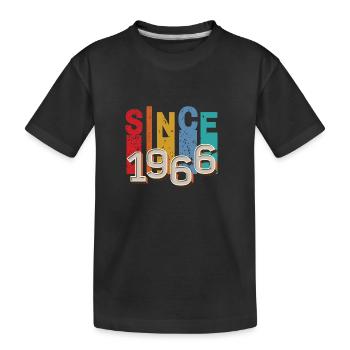 Since 1966 retro - T-shirt bio Premium Enfant - noir - Devant