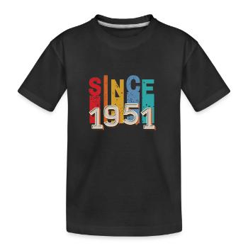 Since 1951 retro - T-shirt bio Premium Enfant - noir - Devant