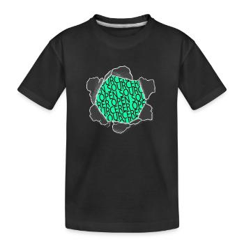 birthday present idea c plus plus fun bday - Kinder Premium Bio T-Shirt - Schwarz - Vorne