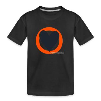 Last generation - Kids' Premium Organic T-Shirt - black - Front