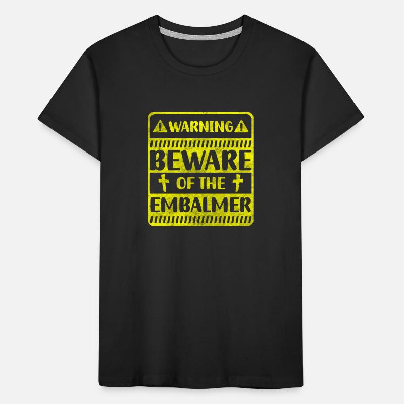 Undertaker work coffin corpse Kids' Premium Organic T-Shirt
