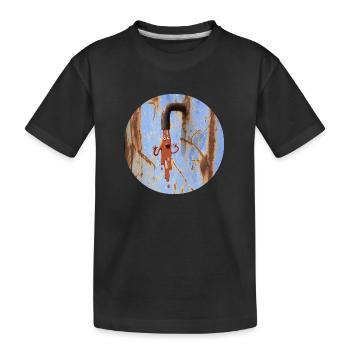 Monstre visqueux - T-shirt bio Premium Enfant - noir - Devant