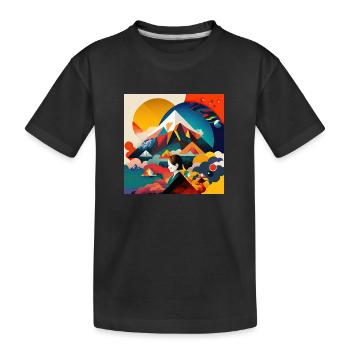 L’héritage du Bauhaus - T-shirt bio Premium Enfant - noir - Devant