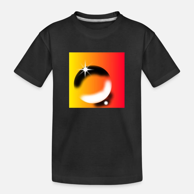 Muster - Kinder Premium Bio T-Shirt - Schwarz