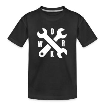 Artisan bricoleur Artisan Artisan Outil Construction - T-shirt bio Premium Enfant - noir - Devant