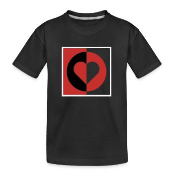 Mirage cardiaque - T-shirt bio Premium Enfant - noir - Devant