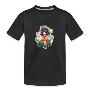 Enchanting Spellcaster Tee - Kinder Premium Bio T-Shirt - Schwarz - Vorne