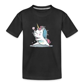Mystical Meditation - Kids' Premium Organic T-Shirt - black - Front