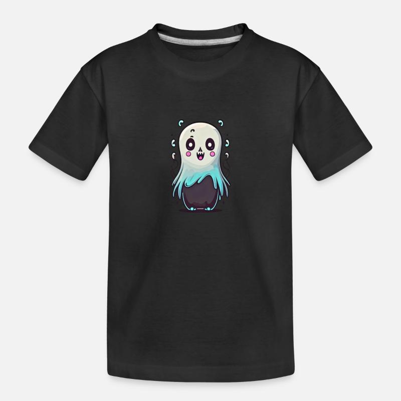 Fantôme mignon - T-shirt bio Premium Enfant - noir