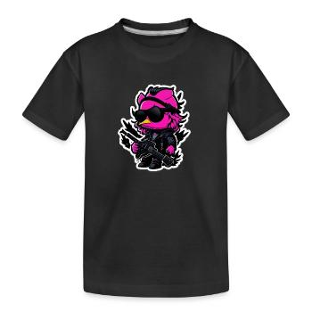 Canard de roche - T-shirt bio Premium Enfant - noir - Devant