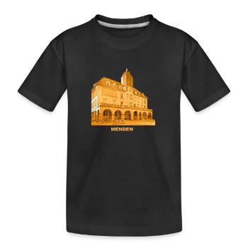Hôtel de ville de Menden Sauerland Rhénanie-du-Nord-Westphalie - T-shirt bio Premium Enfant - noir - Devant