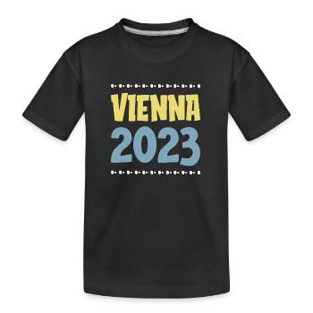 Vienne 2023 Vienne - T-shirt bio Premium Enfant - noir - Devant