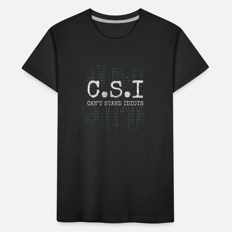 Autodérision d’un collègue idiot T-shirt bio Premium Enfant