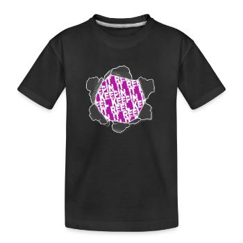 Blagues Cadeau d’anniversaire Idée Déclaration de vie - T-shirt bio Premium Enfant - noir - Devant