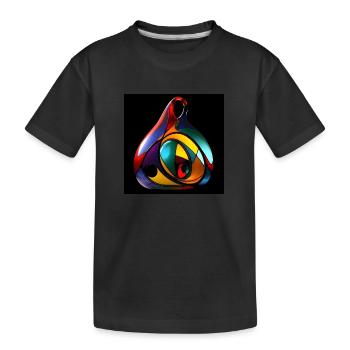 Kleinsche Flasche -04- - Kinder Premium Bio T-Shirt - Schwarz - Vorne