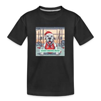 The Jingle Bells - Doggy Edition - Kids' Premium Organic T-Shirt - black - Front