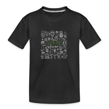 Plante Soleil Humour Piquant - T-shirt bio Premium Enfant - noir - Devant