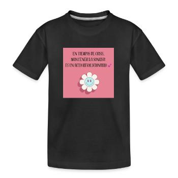 Pink crisis - T-shirt bio Premium Enfant - noir - Devant