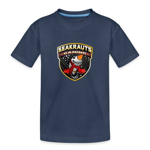 Seakrauts Winterlogo Karotte - Kinder Premium Bio T-Shirt