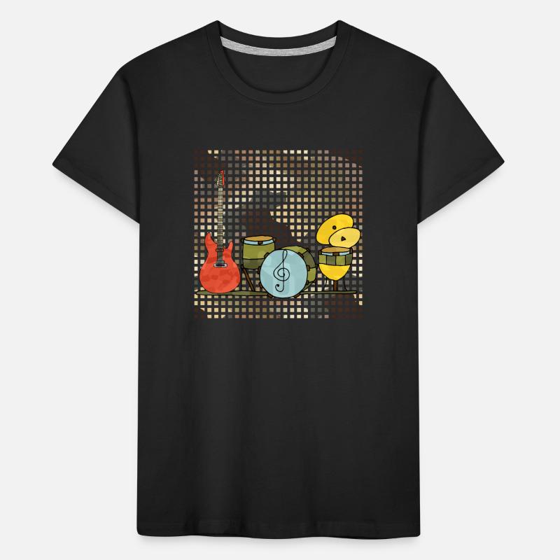 Musical Instruments Kids' Premium Organic T-Shirt