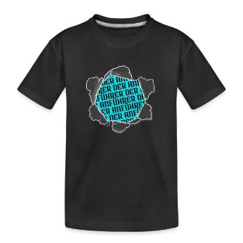 bday spruch cool geburtstagsgeschenk zitat - Kinder Premium Bio T-Shirt - Schwarz - Vorne