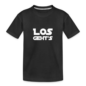 der Anfang - Kinder Premium Bio T-Shirt - Schwarz - Vorne