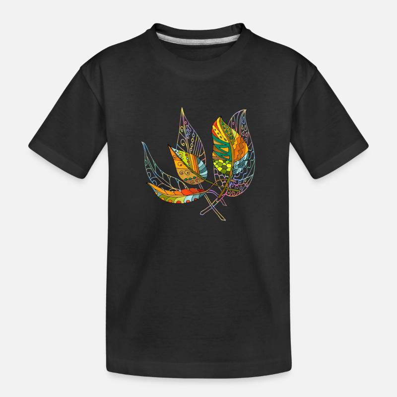 Liste - Kinder Premium Bio T-Shirt - Schwarz