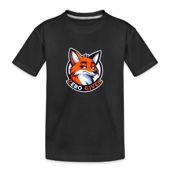 Zero Given - Fuchs Illustration - Kinder Premium Bio T-Shirt - Schwarz - Vorne