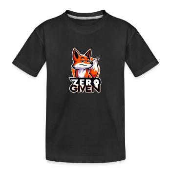 Zero Given - Fuchs Illustration - Kinder Premium Bio T-Shirt - Schwarz - Vorne