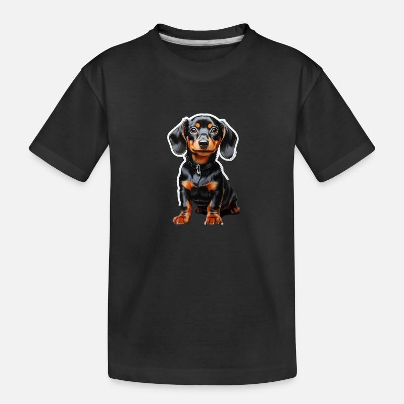 Teckel - T-shirt bio Premium Enfant - noir