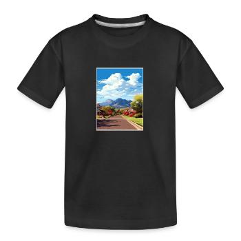 Springdale Utah affiches Vintage voyage affiche WPA - T-shirt bio Premium Enfant - noir - Devant