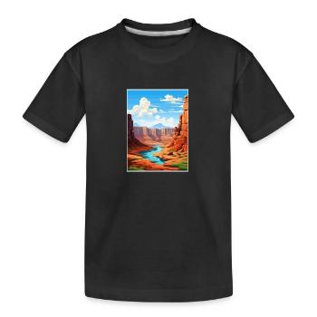 Vernal Utah affiches Vintage voyage affiche Souvenir - T-shirt bio Premium Enfant - noir - Devant