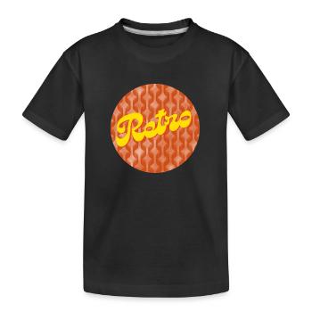 Rétro - T-shirt bio Premium Enfant - noir - Devant