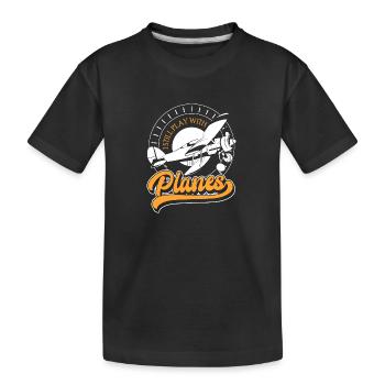 Aéromodélisme Hobby Pilote amateur Pilote d’essai - T-shirt bio Premium Enfant - noir - Devant