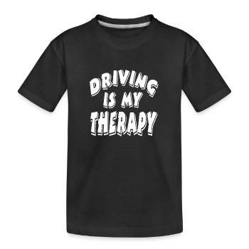Voiture - T-shirt bio Premium Enfant - noir - Devant