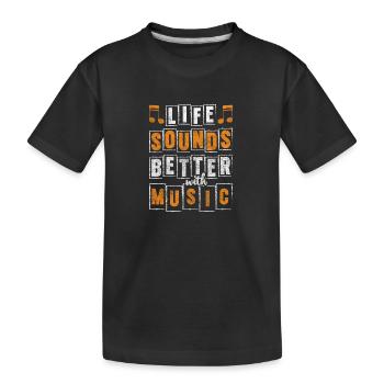 Orchestre musical Music Band - T-shirt bio Premium Enfant - noir - Devant