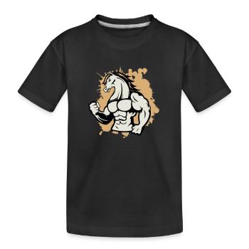 Cheval Fort - T-shirt bio Premium Enfant - noir - Devant