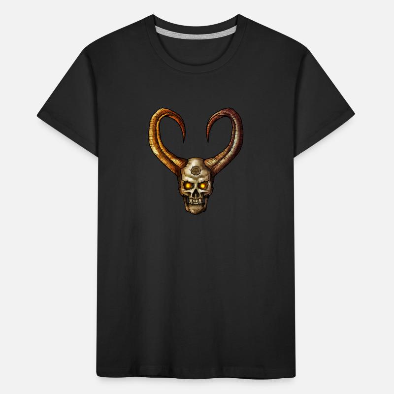 Devil Skull 4 Kids' Premium Organic T-Shirt