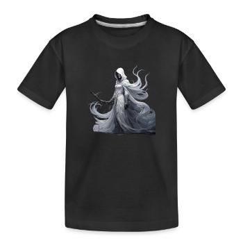 Gruseliges Halloween-partykostüm Banshee - T-shirt bio Premium Enfant - noir - Devant
