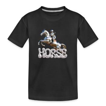Show Jumper Chrome 1 - T-shirt bio Premium Enfant - noir - Devant