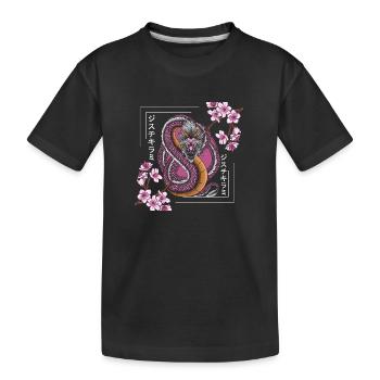 Orient Orientalisch Legenden Zeitreise - Kinder Premium Bio T-Shirt - Schwarz - Vorne