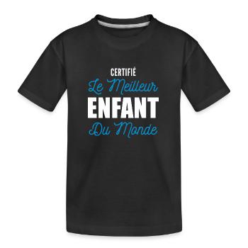 meilleur enfant / ado / adolescent - T-shirt bio Premium Enfant - noir - Devant