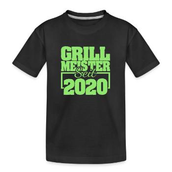 2020 - T-shirt bio Premium Enfant - noir - Devant
