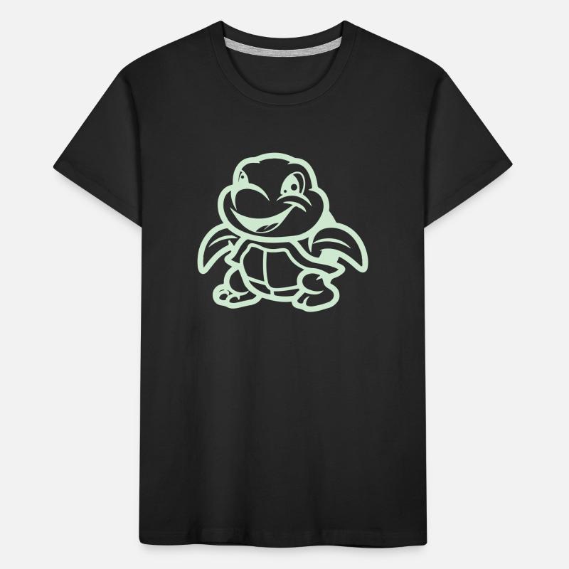 Turtle Comic Kids' Premium Organic T-Shirt